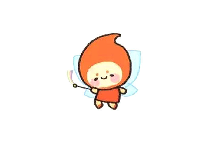 小精灵简笔画画法
