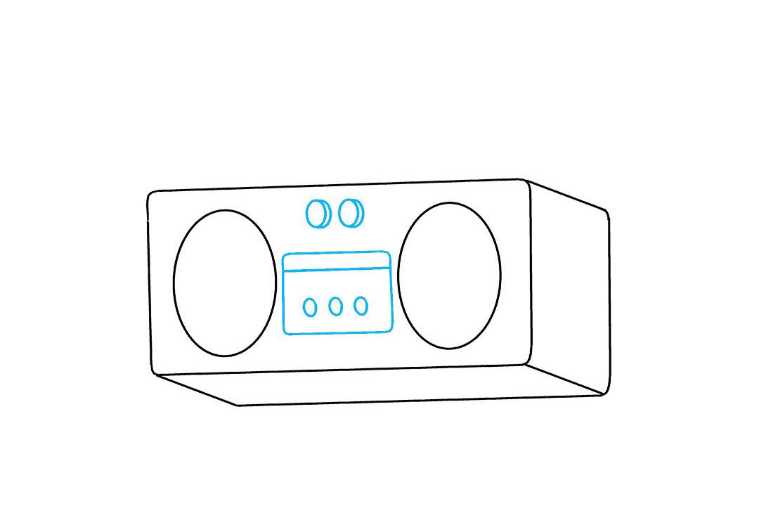 录音机怎么画