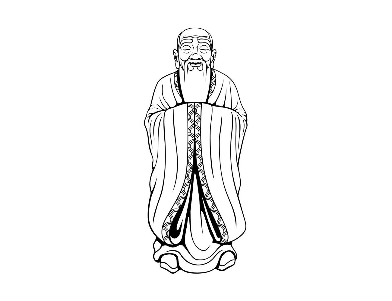 古代人物简笔画图片