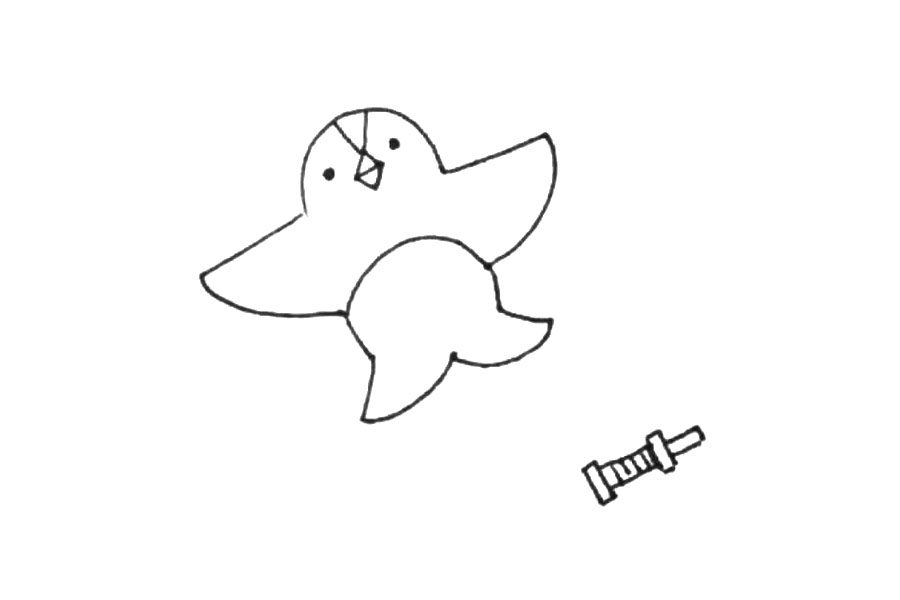 风筝简笔画教程