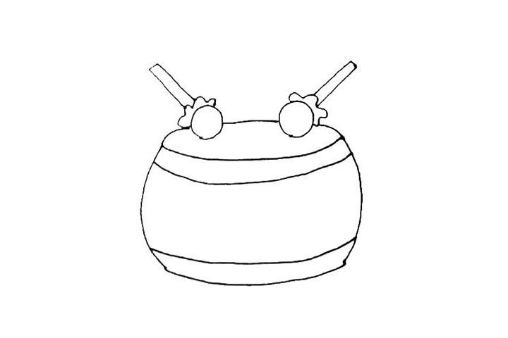 学画鼓