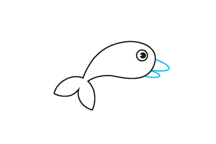 简单的海豚怎么画