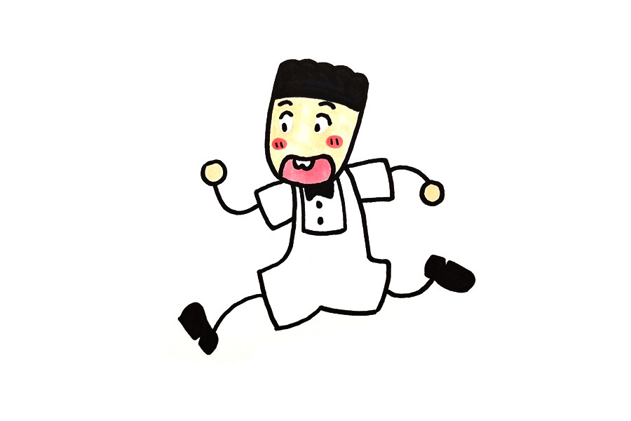 姜小牙简笔画画法步骤