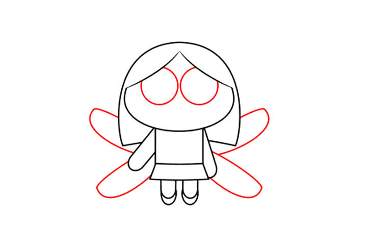 如何画小仙女