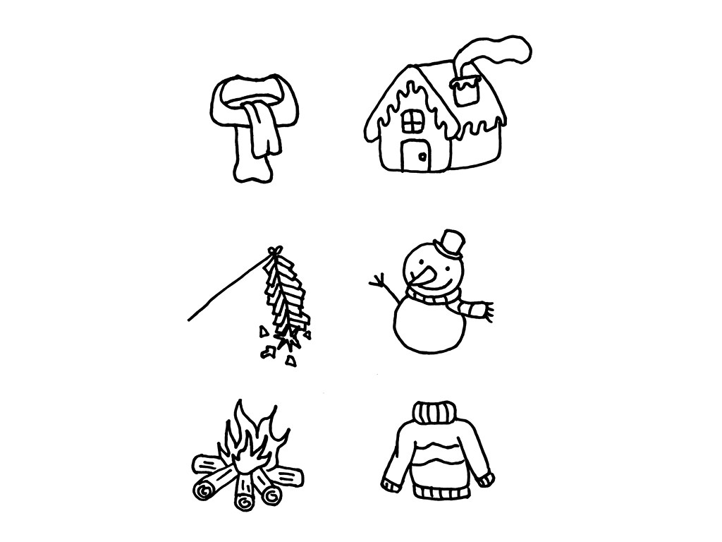 关于春节主题简笔画图片