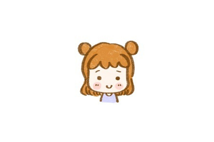 怎么画可爱小女孩