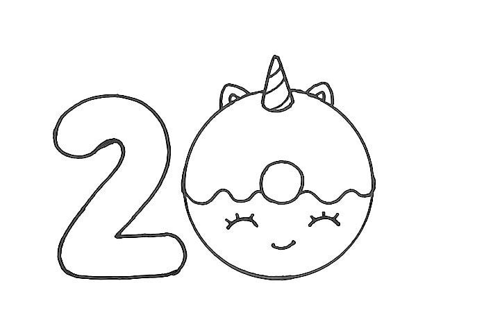 2019艺术字简笔画教程