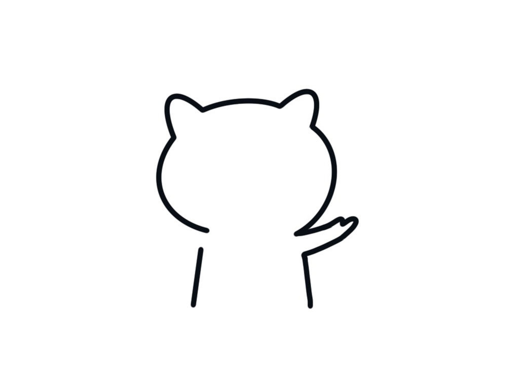 可爱的小猫简笔画步骤
