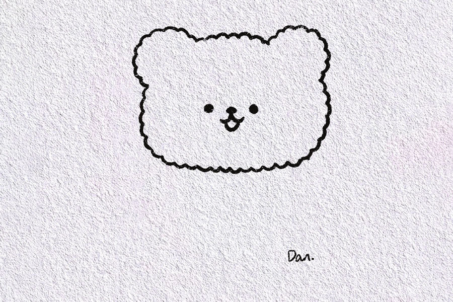 可爱的小熊简笔画怎么画简单
