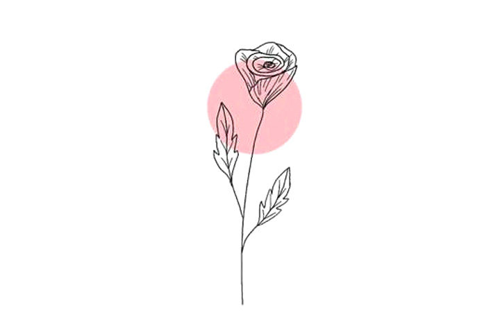 植物花草简笔画漂亮的小花简笔画图片