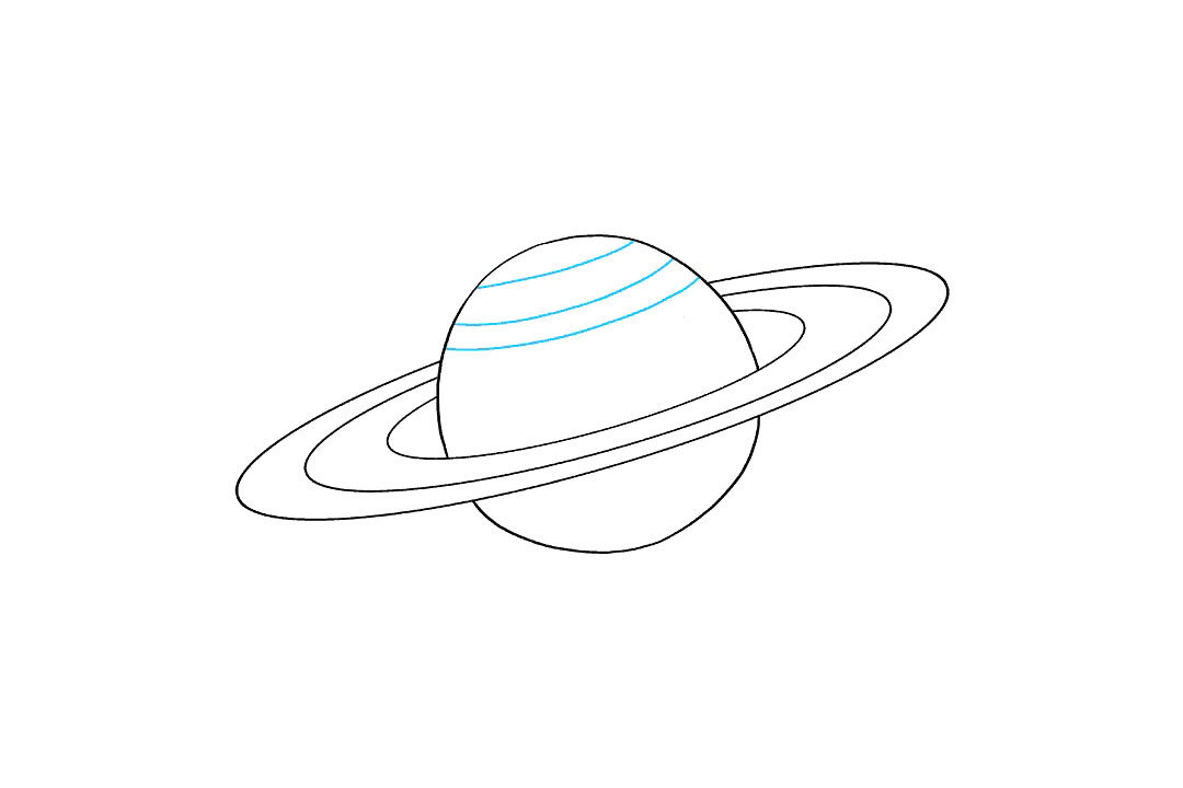 土星怎么画