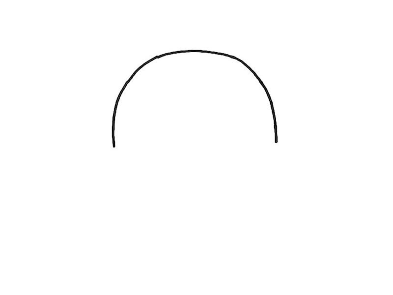 可爱小北极熊简笔画画法步骤