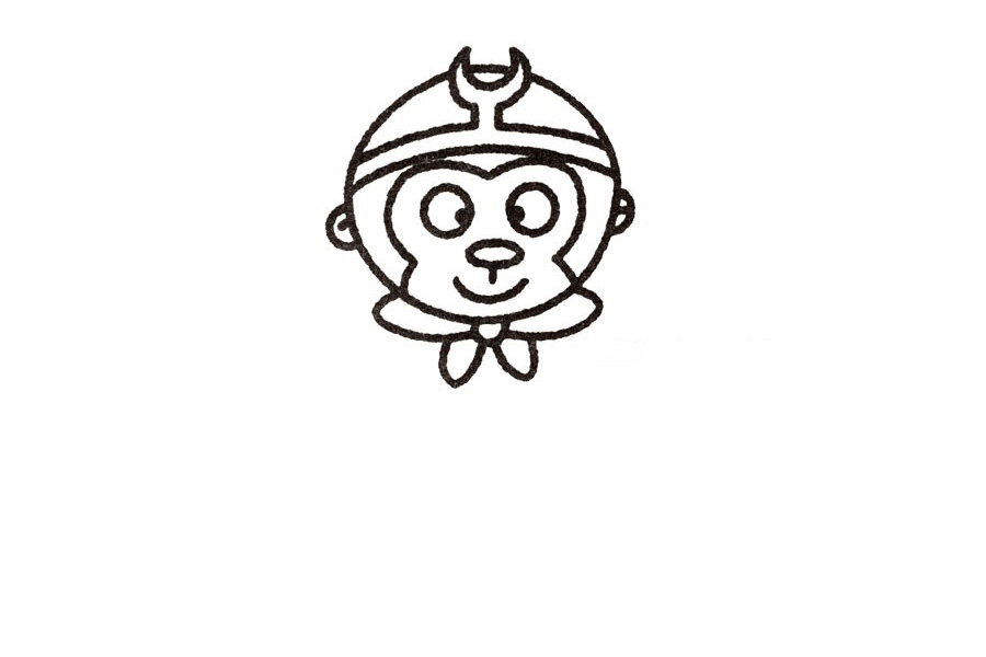 孙悟空简笔画怎么画