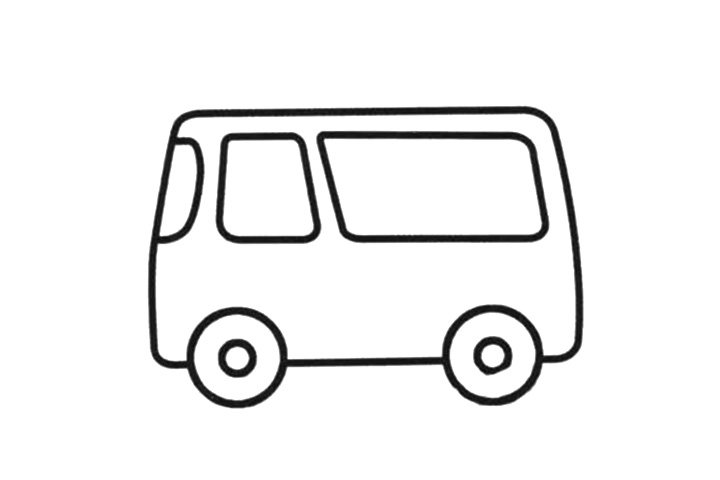 简单6步学画救护车简笔画