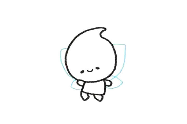 小精灵简笔画画法