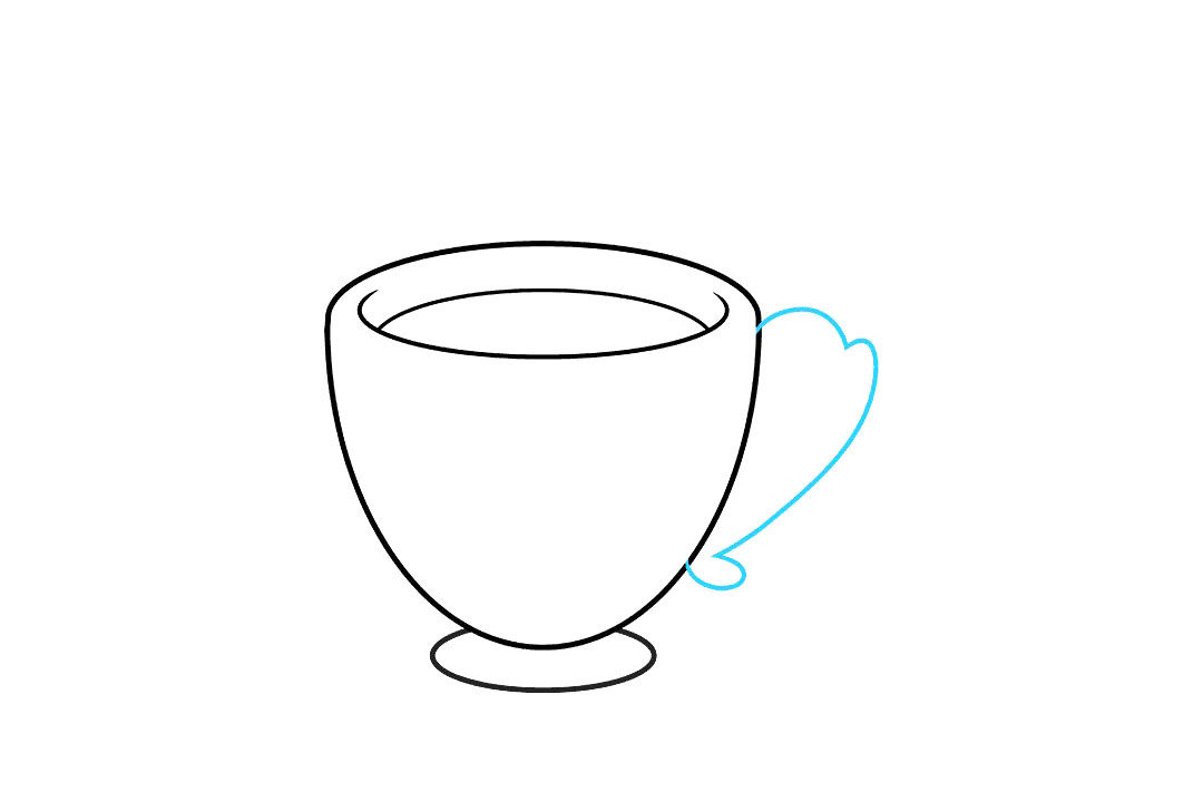 茶杯怎么画