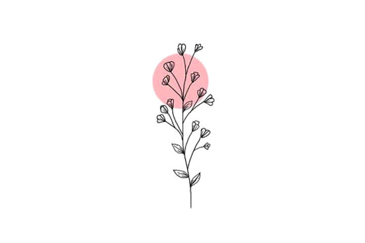 植物花草简笔画漂亮的小花简笔画图片
