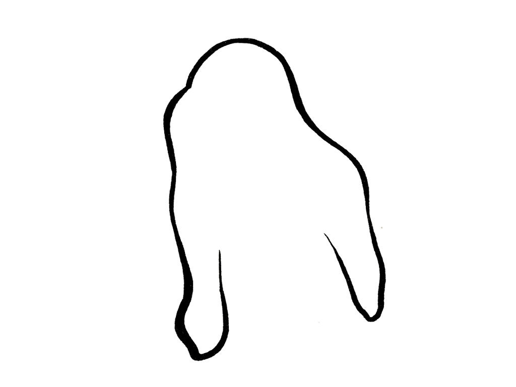 超简单四步画万圣节鬼怪简笔画