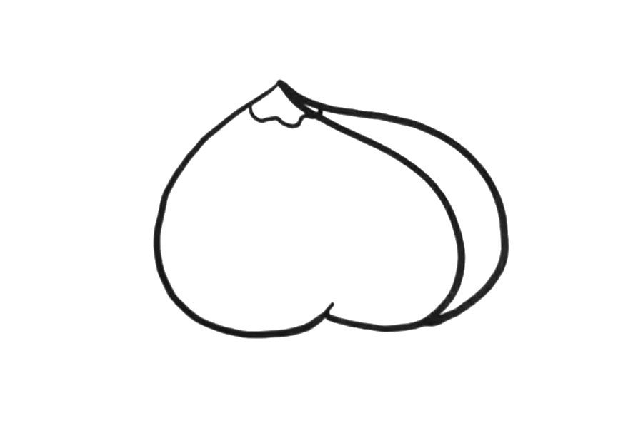 桃子怎么画