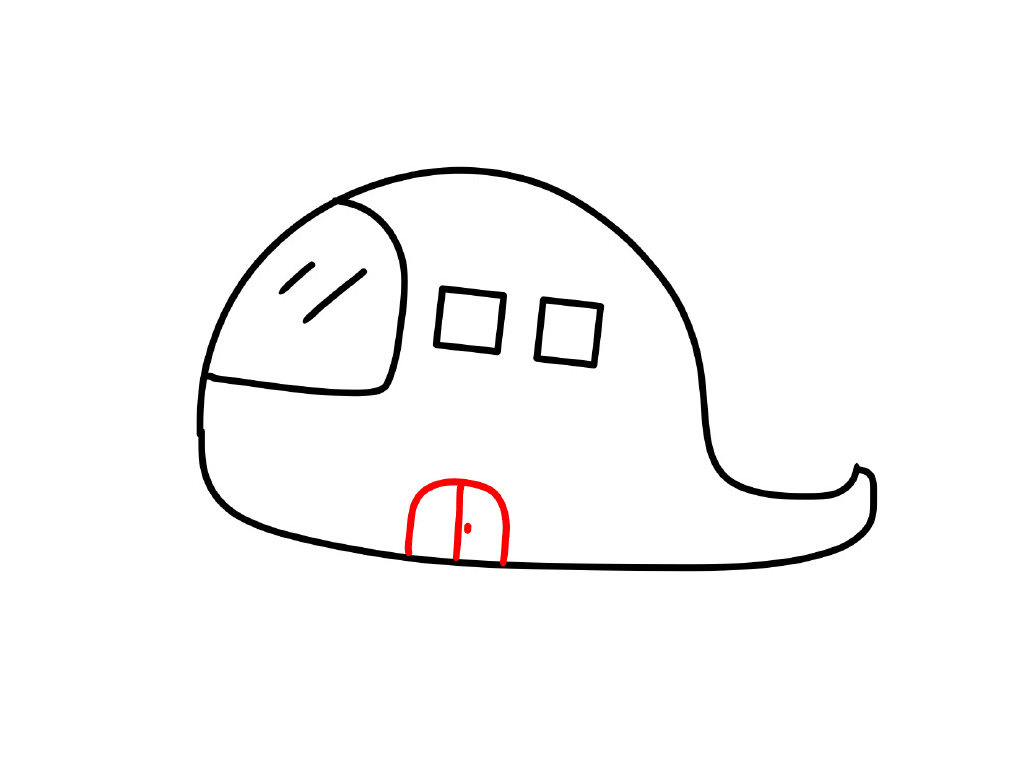 直升飞机简笔画图解教程