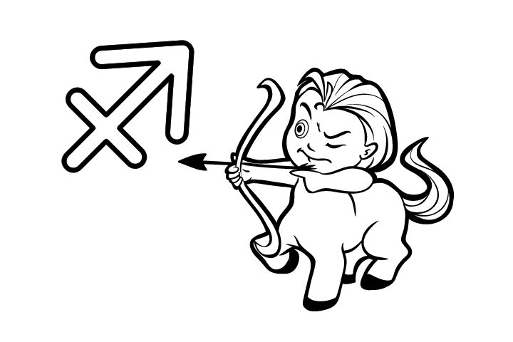 十二星座简笔画图片