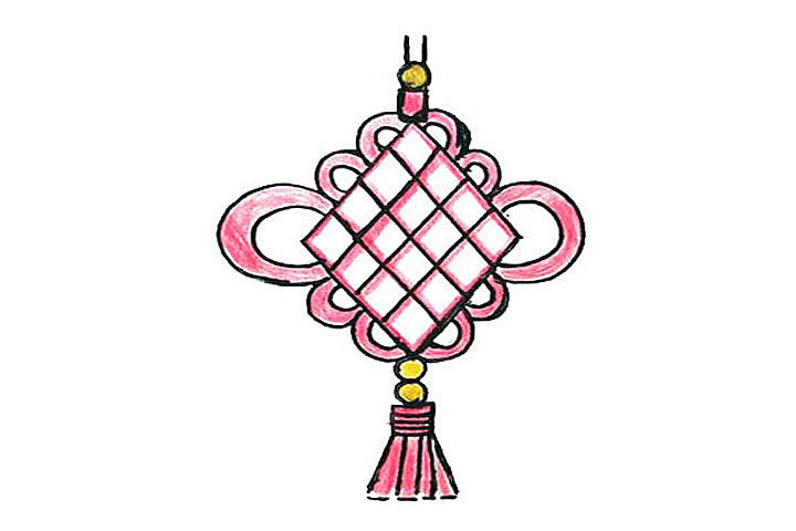 中国结简笔画画法教程