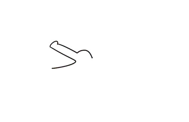 鳄鱼简笔画的画法