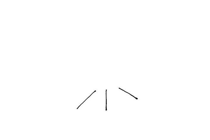 火把简笔画画法步骤