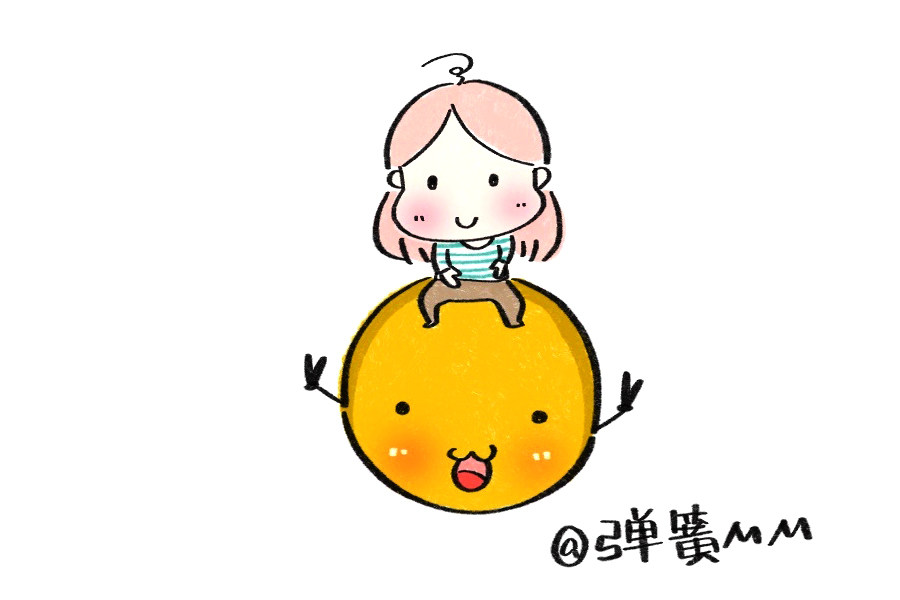 可爱的大月亮简笔画画法步骤