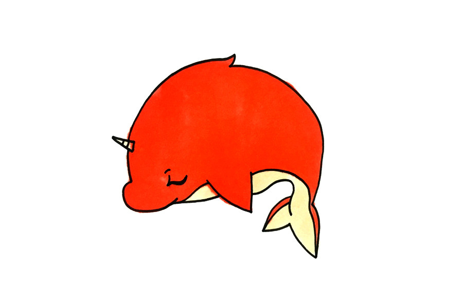 大鱼海棠鲲怎么画