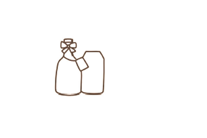如何画饮料简笔画步骤