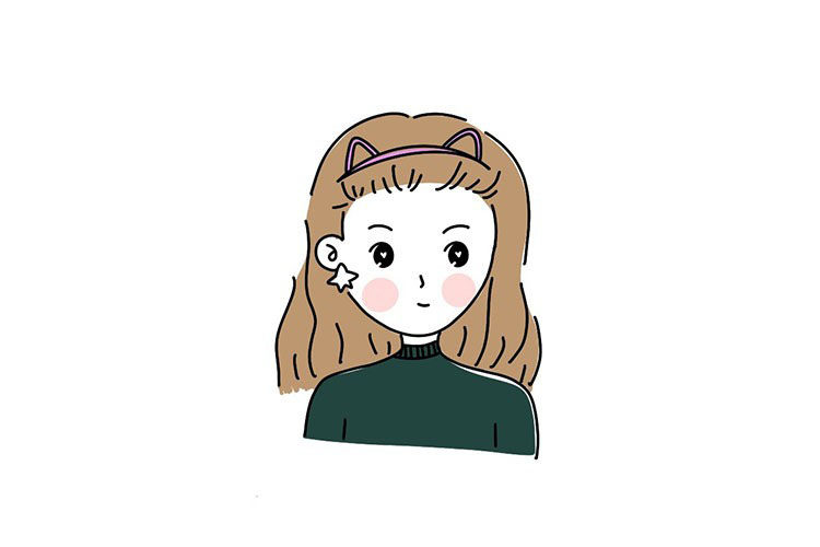 三八节女神简笔画教程
