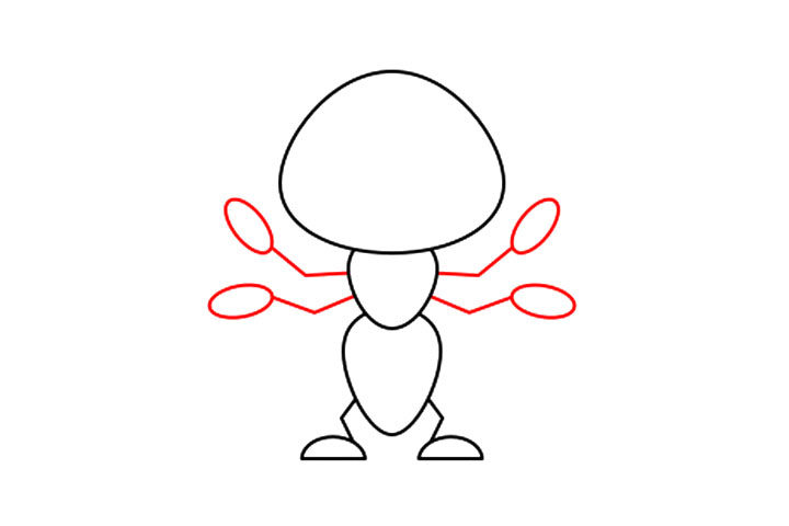 如何画蚂蚁