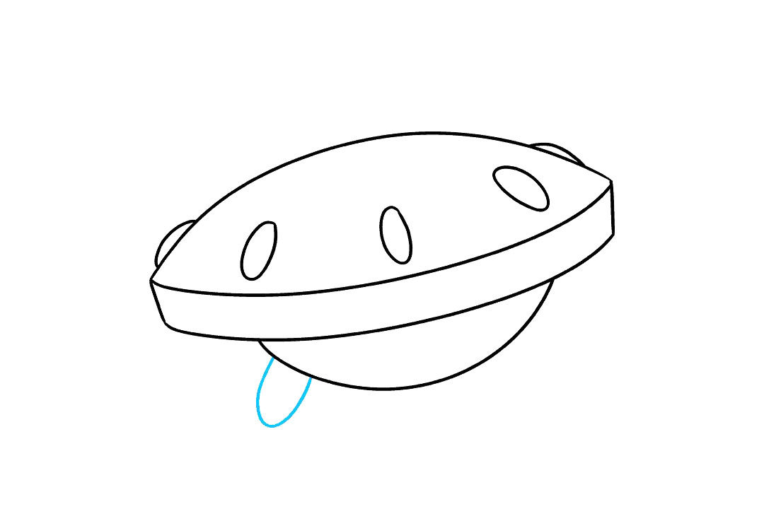 外星人飞船怎么画