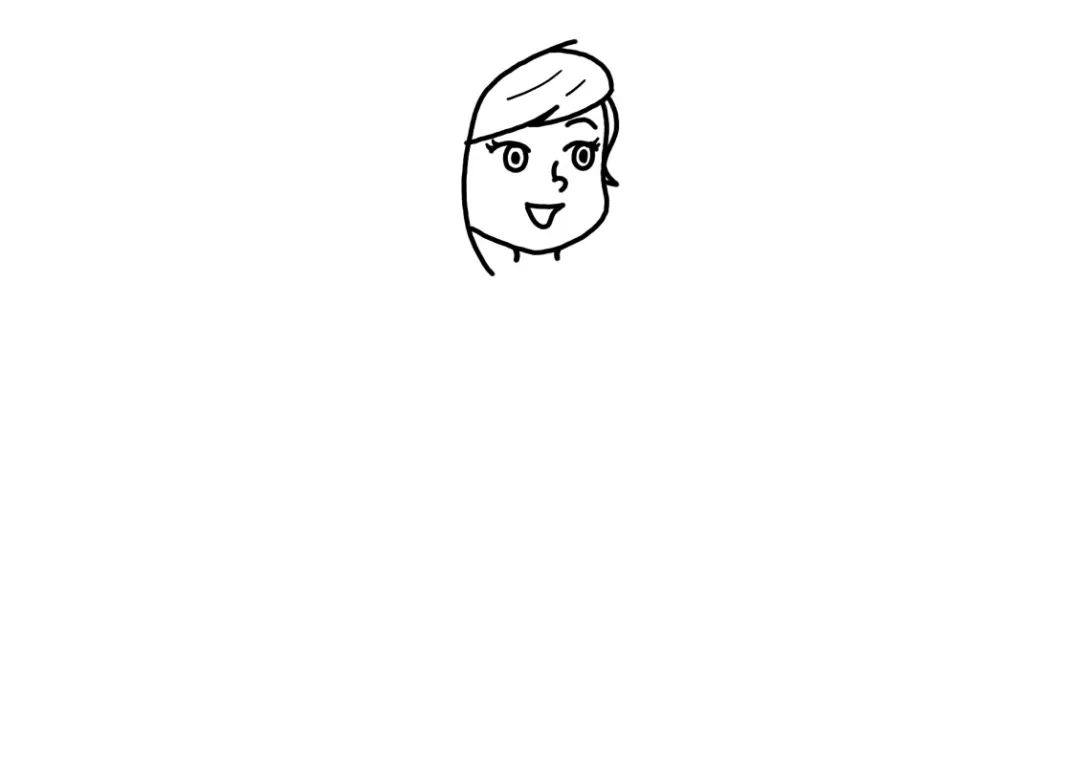 童话故事简笔画 小红帽简笔画