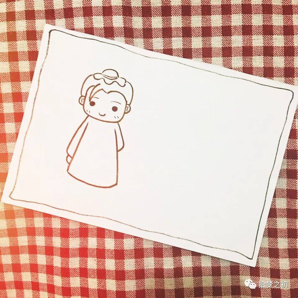 七夕节牛郎织女的简笔画画法