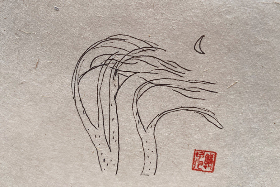 冬至主题简笔画