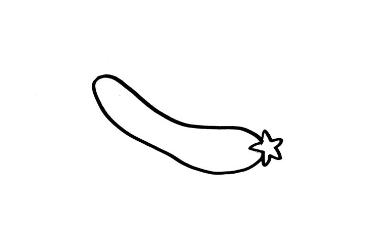 丝瓜怎么画