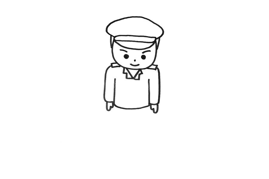 人民警察怎么画