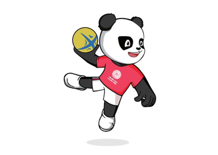 十四运吉祥物简笔画——熊熊