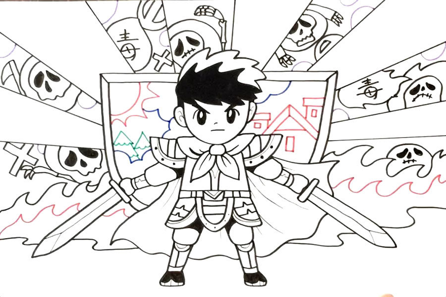 禁毒日主题绘画超详尽教程