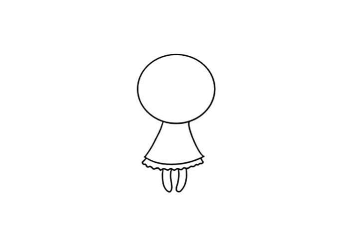 可爱小魔女简笔画怎么画