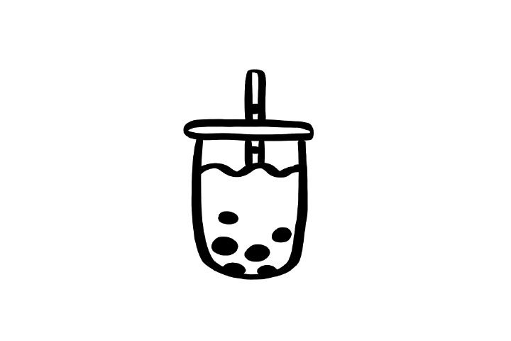 珍珠奶茶简笔画怎么画