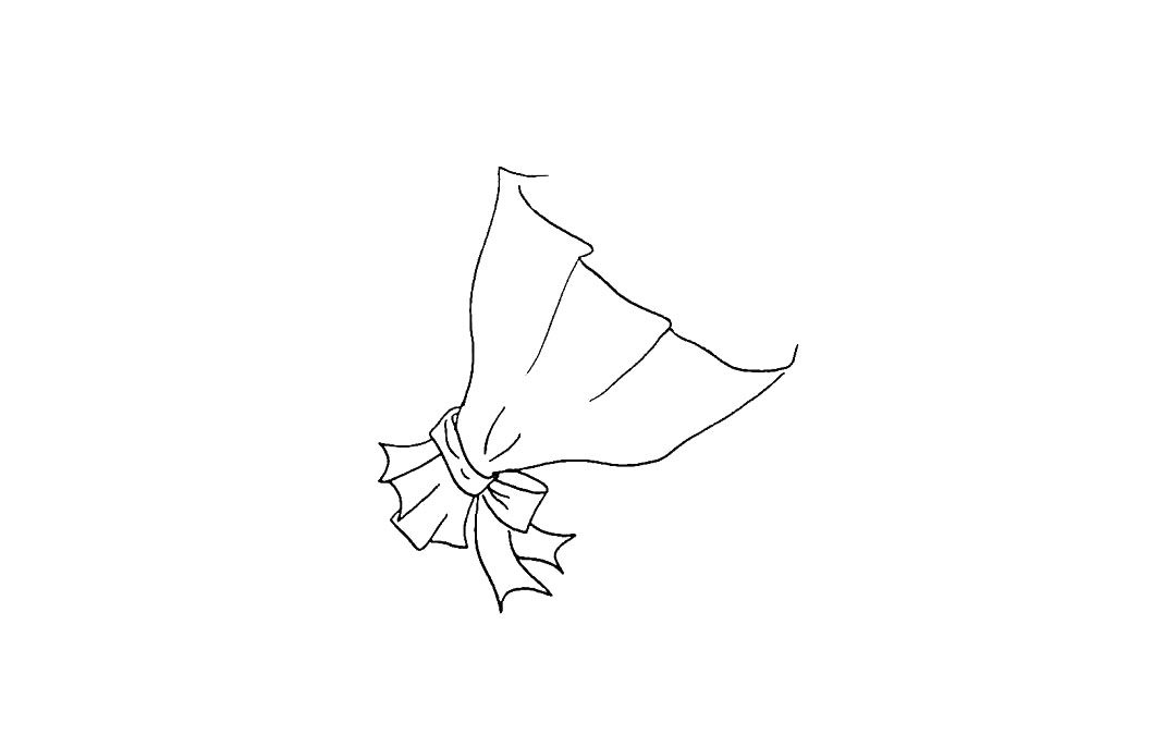 一束花简笔画画法步骤