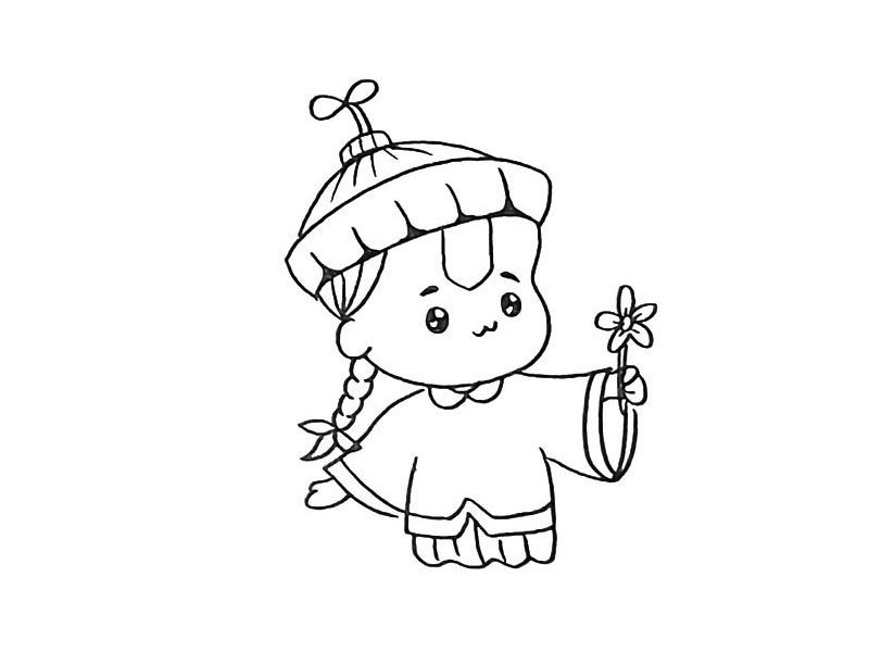 僵小鱼简笔画画法教程