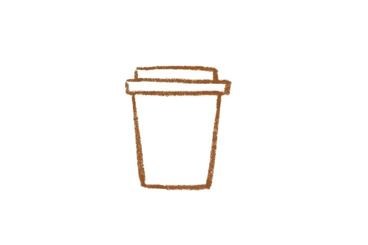 饮品简笔画大全 芒果冰沙怎么画