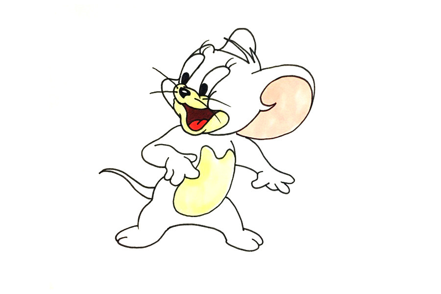 杰瑞简笔画画法步骤
