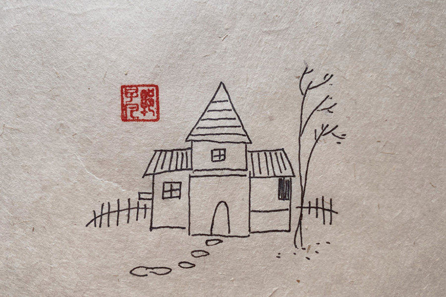 冬至主题简笔画