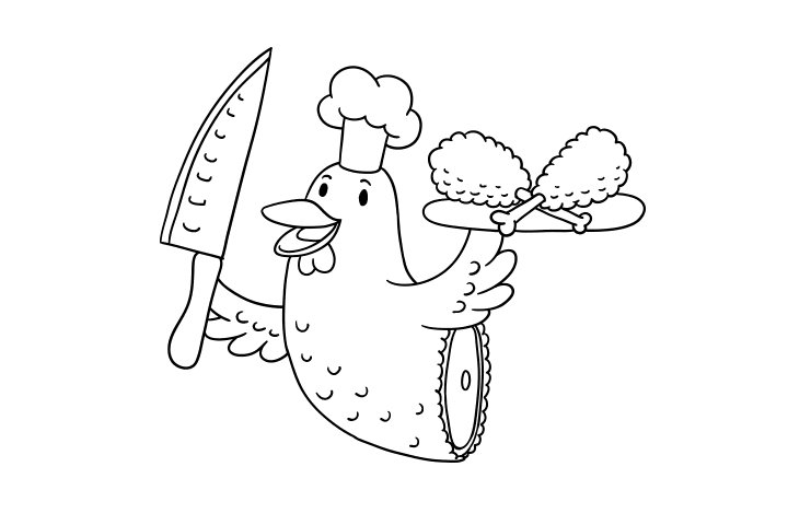 各种卡通美食的画法