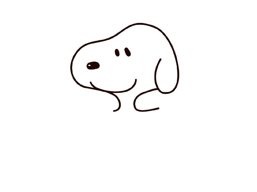 snoopy史努比怎么画